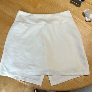 White Nike golf skirt